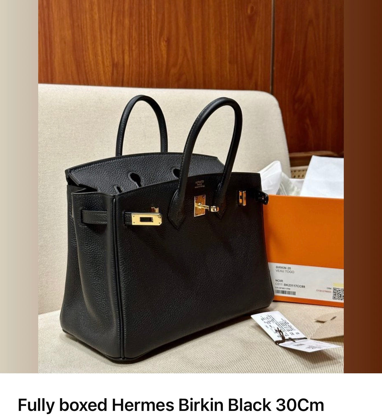 Hermes Birkin Bag 30cm