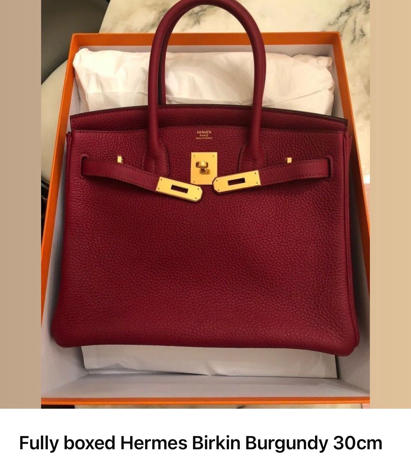 Hermes Birkin Bag 30cm